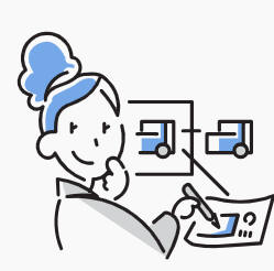 次につづくことを示すアイコン